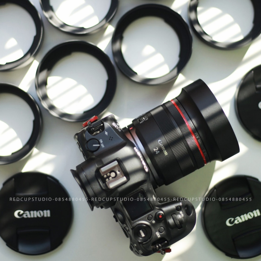 [พร้อมส่ง] Canon RF 24mm F1.8 Metal Hood // ฮู้ดโลหะเลนส์ RF24 mm ของ Canon สามารถใส่ Filter ด้านหน้