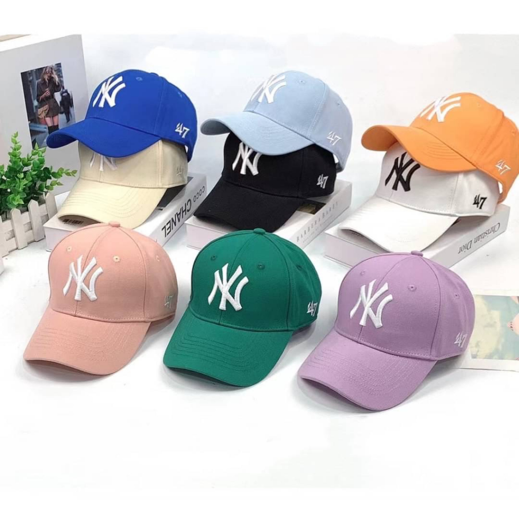 หมวก NY เอ็นวาย 5สี หมวกแก๊ป สไตล์แฟชั่น พร้อมป้าย ใส่กันแดด คุณภาพดี ราคาถูก มีบริการเก็บเงินปลายทาง Fashion Caps