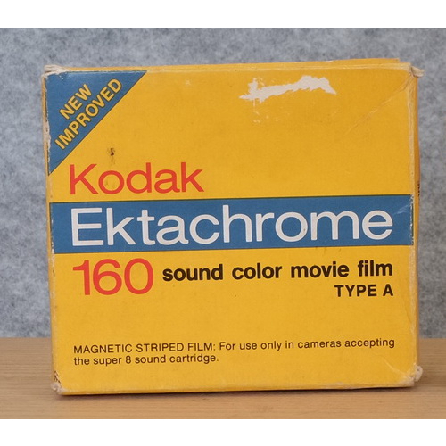 8 mm kodak ektachrome 160 sound movie film