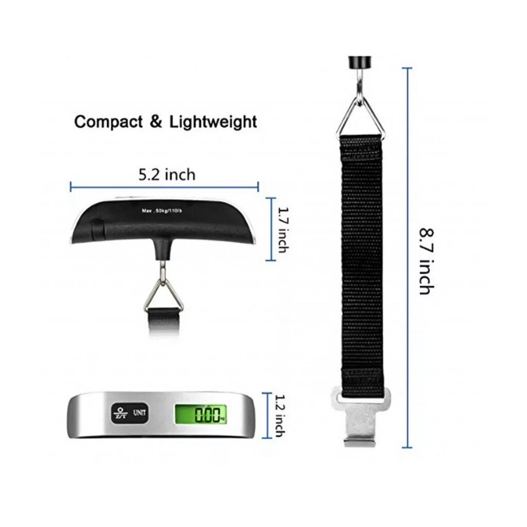 เครื่องชั่งกระเป๋า ตาชั่งแบบแขวน 50kg/10g Digital Scale