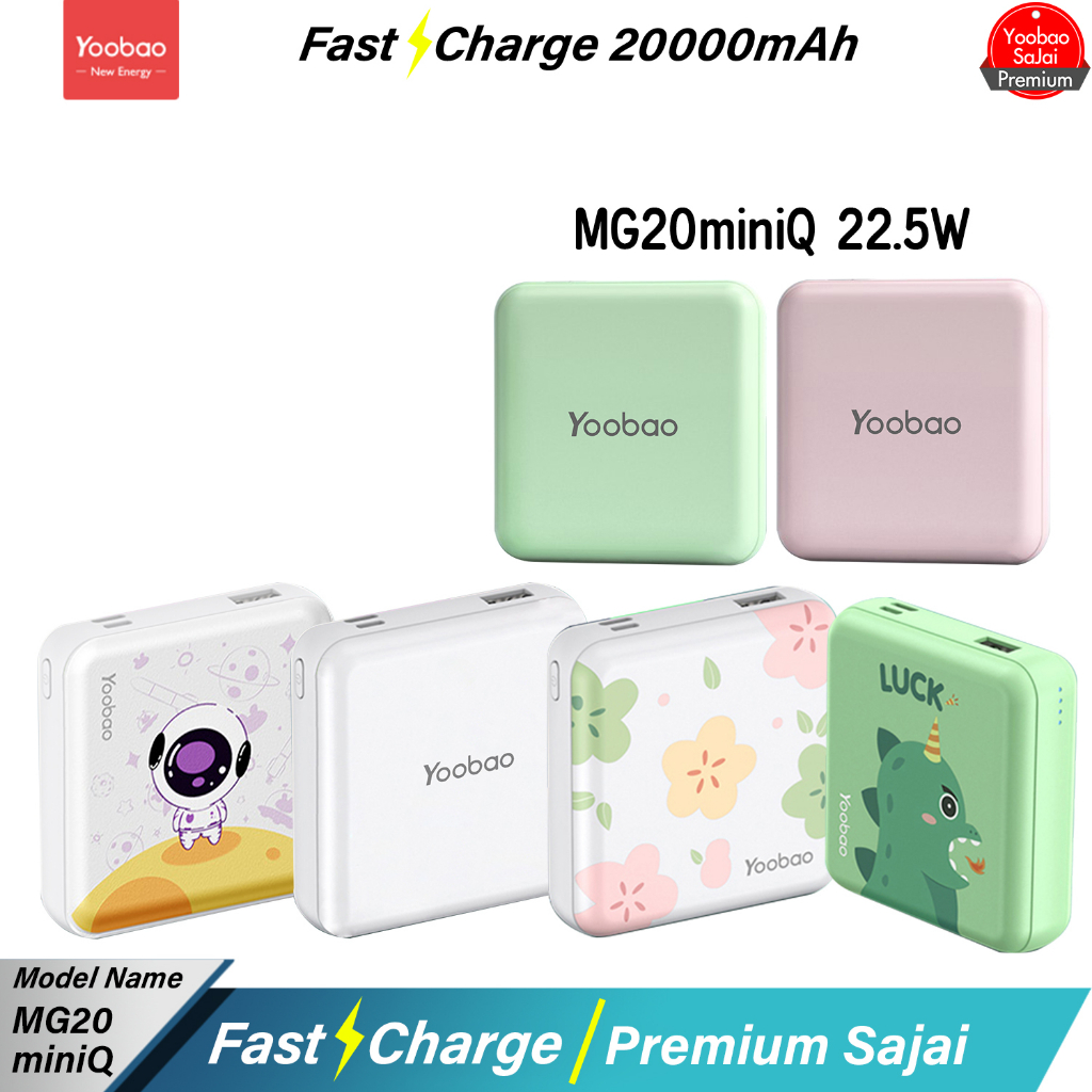 Yoobao MG20mini Powerbank 20000mAh Quick Charge PD22.5WW/QC3.0 V1/V2/10W พาวเวอร์แบงค์ แบตสำรอง