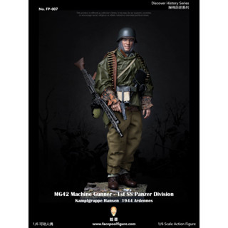 Facepoolfigure 1/6 Action Figure - Discover History Series MG42 Machine Gunner at Ardennes FP007A