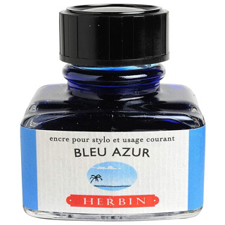 J HERBIN Fountain Pen Inks Bleu azur (C13012T) / น้ำหมึกสำหรับปากกาหมึกซึม สีท้องฟ้า แบรนด์ J HERBIN