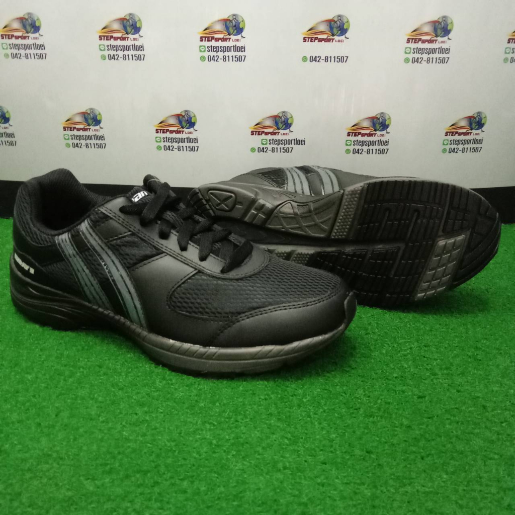 Pan(แพน)รองเท้าวิ่ง รองเท้าสำหรับออกกำลังกาย PAN รุ่น FLYDAY II รหัสสินค้า PF-16N4AA สีดำ  ขนาด 5us-