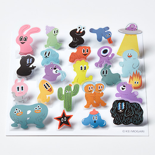 KING JIM Pop-up Stickers Alien (KJPOP007) / สติ๊กเกอร์ Pop-up ลายมนุษย์ต่างดาว แบรนด์ KING JIM จากปร