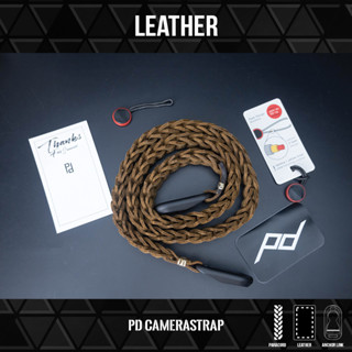 สายคล้องกล้องหนังแฮนด์เมด สีน้ำตาล Peak design handmade Camerastrap Leather Brown