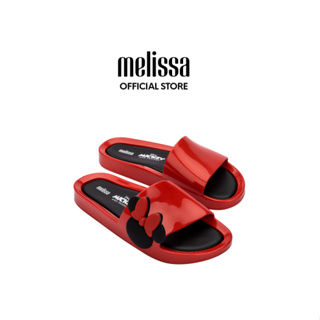 MELISSA + MICKEY BEACH SLIDE รุ่น 33759 รองเท้าส้นแบน สี RED/BLACK