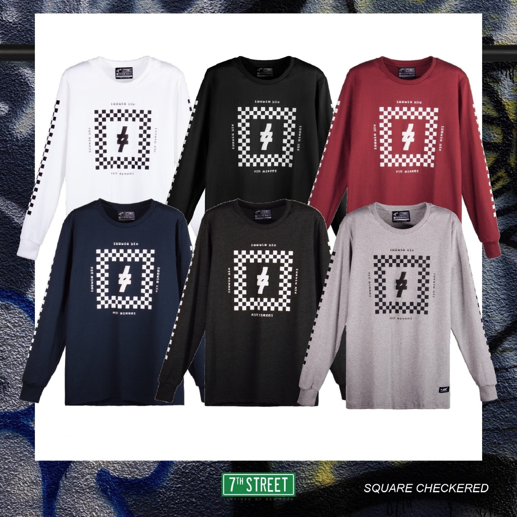 7th Street - เสื้อแขนยาว รุ่น Square Checkered