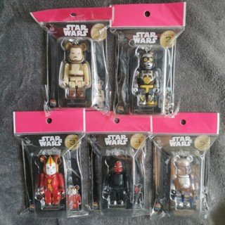 Bearbrick Star Wars ของแท้ Happy Kuji ส่งฟรี พวงกุญแจ Be@rbrick เบอร์ 1 - เบอร์ 5