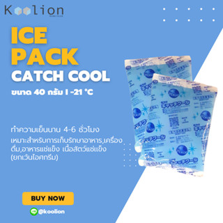 Ice Pack : Catch Cool MCH เจลเก็บความเย็น อุณหภูมิ -21 °C ขนาด 40 กรัม เจลเก็บความเย็นแบบซอง