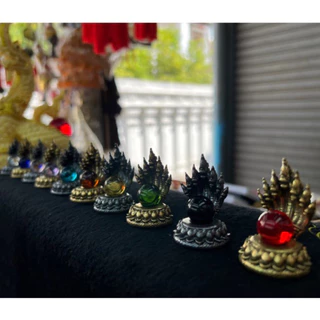 พญานาค 7 เศียร เสริมฮวงจุ้ย มีลูกแก้วให้เลือก10สี