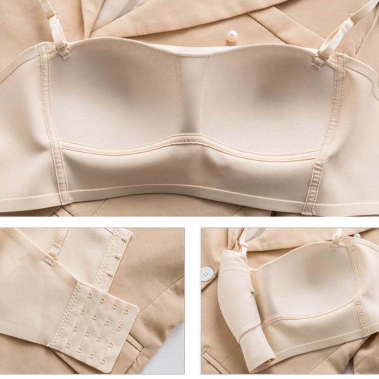 เสื้อในผู้หญิง ใส่ได้2แบบ B-066 เนื้อผ้าอย่างดี ถอดสายได้ ด้านหลังกากบาท สินค้าพร้อมส่ง - รูปที่ 7