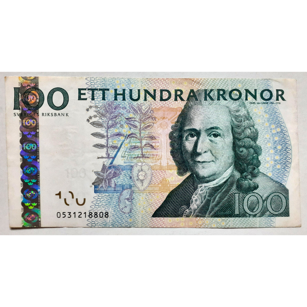 ธนบัตร Sweden, 100 Kronor, 2008, Signature Stefan Ingves, "Better Exchange Rate", One Note LOT, จำนว