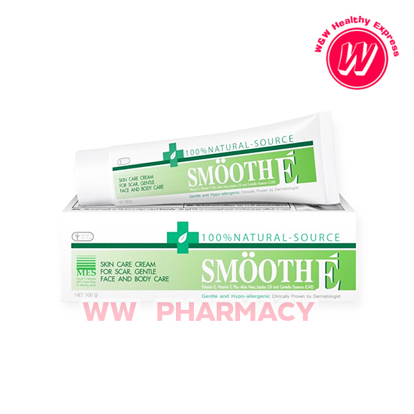 Smooth E cream 100 g- สมูทอีครีม หลอดเขียว 100 กรัม - ครีมบำรุงผิว ให้ความชุ่มชื่น ลดจุดด่างดำ ครีมวิตามินอี จาก สมูตอี