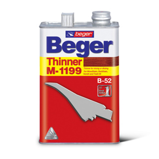 Beger Thinner M1199 เบเยอร์ทินเนอร์สำหรับผสมสีย้อมไม้ ขนาด 1/4แกลลอน 0.946 ลิตร