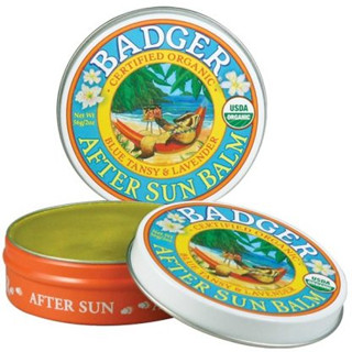 [พร้อมส่ง] นำเข้าจากอเมริกา ของแท้ 100% บาล์มทาหลังออกแดด Badger Company, Organic After Sun Balm, Blue Tansy &amp; Lavender