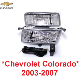 ทรงสี่เหลี่ยม โคม ไฟสปอร์ตไลท์ CHEVROLET COLORADO 2003 2004 2005 2006 2007 เชฟโรเลต โคโลราโด้ ไฟตัดหมอก สปอตไลท์