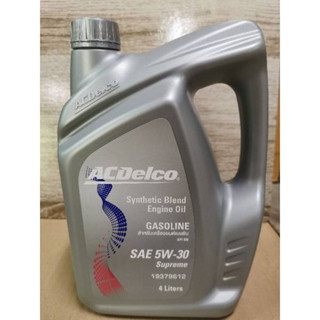 น้ำมันเครื่องเบนซิน ACDelco 5W-30 4​ ลิตร  GASOLINE สังเคราะห์แท้ 100%