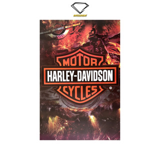 💎Intelligent | โปสเตอร์ Harley Davidson | ขนาด 23.5x34.5 นิ้ว | x 1 แผ่น ฮาร์ลีย์ เดวิดสัน โปสเตอร์โฆษณา โปสเตอร์แบรนด์