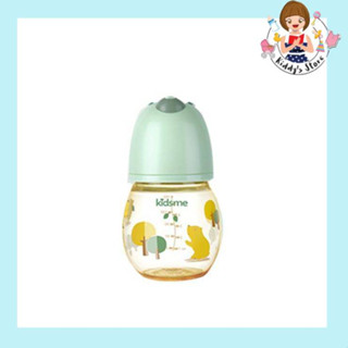 Kidsme Teddy Bear PPSU Milk Bottle (150ml) ขวดนม PPSU ขนาด 150 มล. สีเขียว