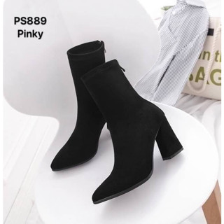 PS889 รองเท้าบู้ทหุ้มข้อยอดฮิตของสาวๆ รุ่นนี้สูงกำลังดี