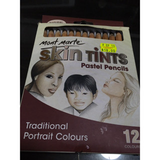 Mont Marte Skin Tints 12 Pastel Pencils