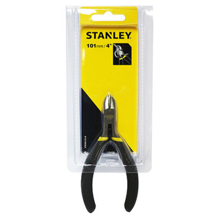 Stanley 84-124 คีมตัดปากเฉียง ด้ามหุ้มยาง 4"