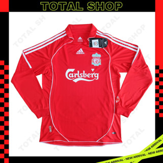 Liverpool 2006/2007 Home เสื้อบอลย้อนยุคลิเวอร์พูลแขนยาว เสื้อลิเวอร์พูลย้อนยุค