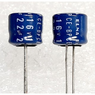 Elna CE-BP 22uf 16v Bipolar capacitor ตัวเก็บประจุ คาปาซิเตอร์ ไม่มีขั้ว ไบโพลาร์ BP nonpolar RBD