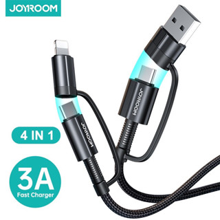 Joyroom G3 สายชาร์จ 4IN1 60w type-c to type-c / 20w type-c to ip ยาว1.2เมตร