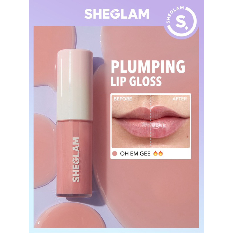 ลิป SHEGLAM ❤️‍🔥พร้อมส่ง❤️‍🔥ริมฝีปากอวบอิ่ม