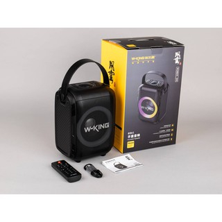 ลำโพงบลูทูธ W-King T9S mini Bluetooth Speaker ขนาดกะทัดรัด พกพาสะดวก กำลังขับ 20 วัตต์