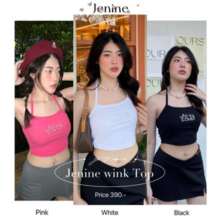 เสื้อผูกคอติดเพชร | jenine wink top🪩✨