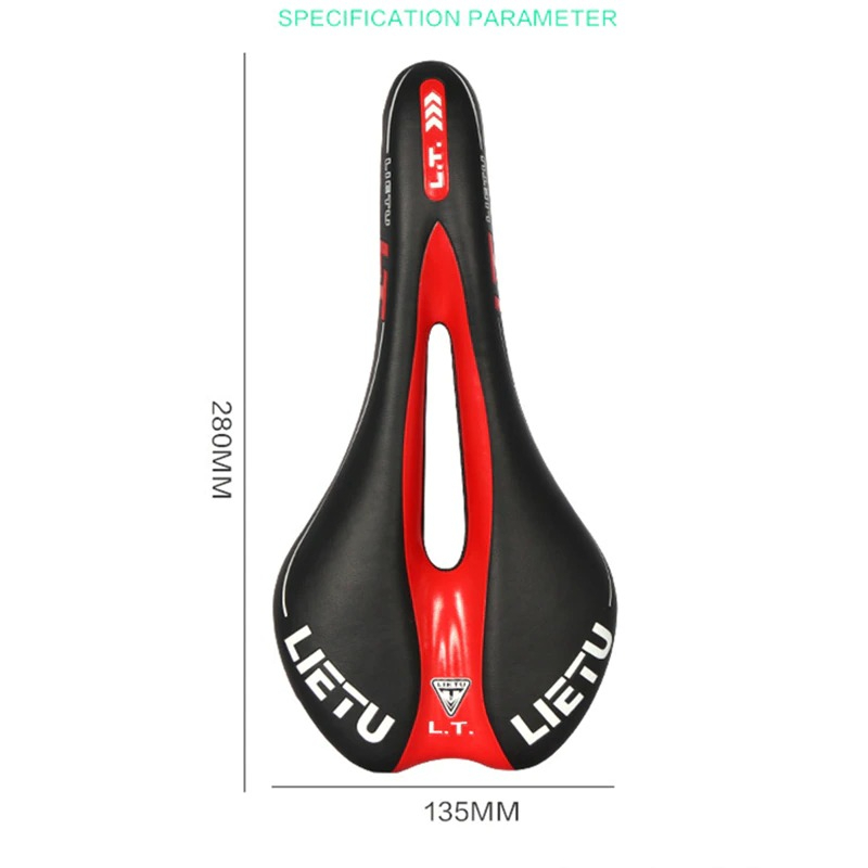 LIETU เบาะจักรยาน Road Bike/MTB มีร่องตรงกลาง ใส่ได้กับจักรยานทุกประเภท - รูปที่ 7