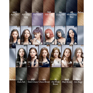 ราคาพร้อมส่ง] โฟมเปลี่ยนสีผม Mise En Scene Hello Bubble Foam/Cream Color. แท้ 100%  Black Pink