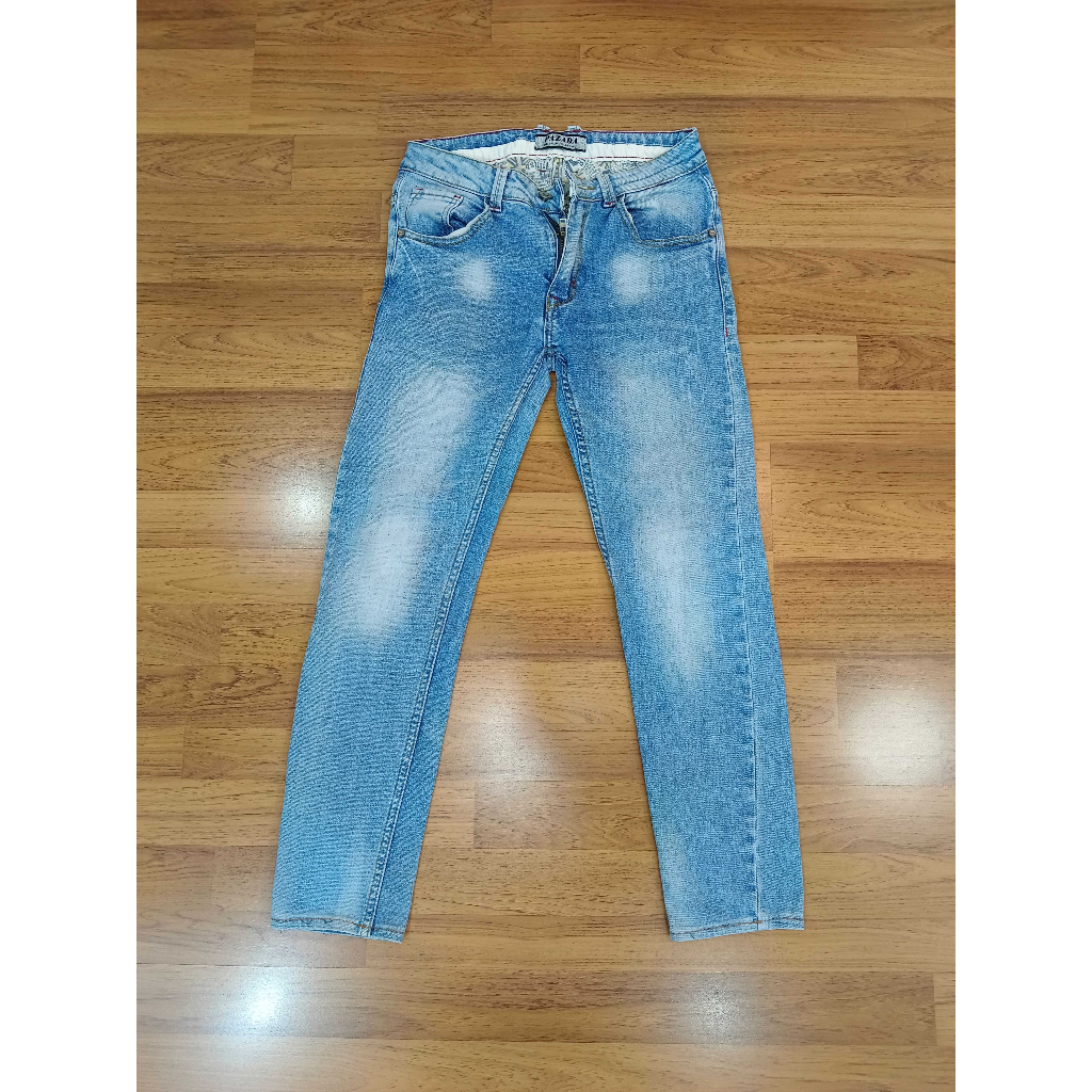 มือสอง ของแท้100% กางเกงยีนส์ชาย แบรนด์ PAZADA skinny jeans