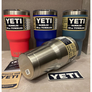 แก้วเยติ Yeti Rambler 30oz  Tumbler ของแท้ 100% ฝาแม่เหล็กสไลด์