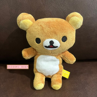 ตุ๊กตา Rilakkuma แบบก้นถ่วง หน้ายิ้ม จาก San-X Japan * มือสอง มีตำหนิ