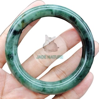 กำไลหยก ทรงกลมโดนัท Jadeite หยกพม่าแท้ (มีตัวเลือก)