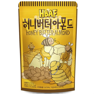 HBAF Honey Butter Almond 210g