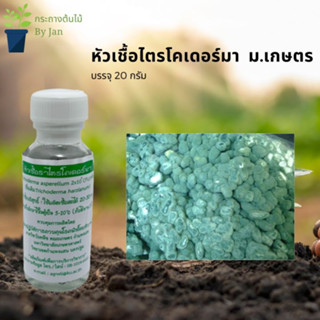 หัวเชื้อไตรโคเดอร์มา ม.เกษตร มีให้เลือก 3 ขนาด 5 / 10 / 20 กรัม