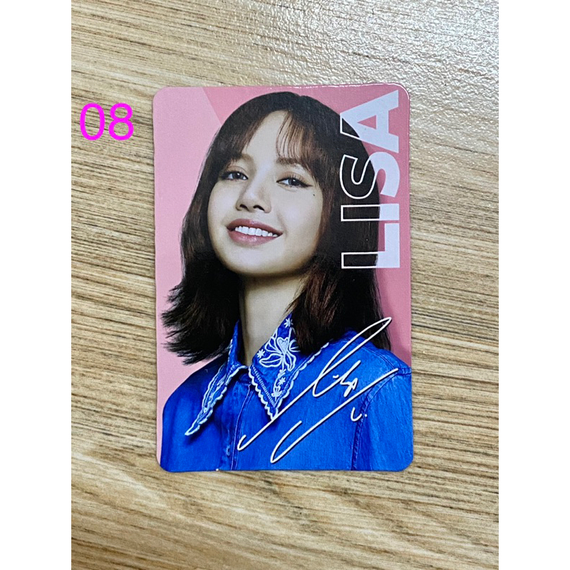 พร้อมส่ง การ์ด OREO Blackpink LISA No.08