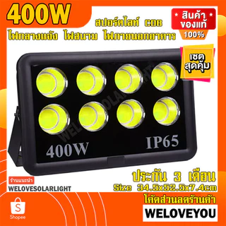 สปอร์ตไลท์ Spotlight IP66 Flood Light 600W 500W 400W 300W 200W 100W ขาว วอร์ม โคมไฟแอลอีดี Spot Light (รุ่นCOB 2023 กลม)