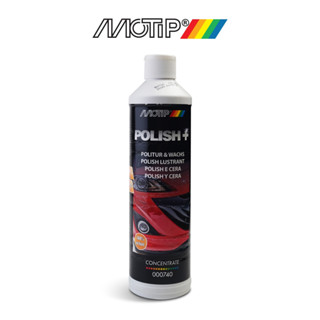 น้ำยาทำความสะอาดและเคลือบเงาสีรถยนต์ MOTIP POLISH &amp; WAX 500 ml.