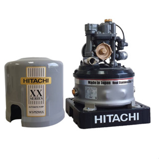 Hitachi ปั๊มน้ำอัตโนมัติ ชนิดถังแรงดันสแตนเลส WT-PS250/300XX 250วัตต์ รับประกันศูนย์ของแท้ พร้อมส่งโดยตัวแทนจำหน่าย