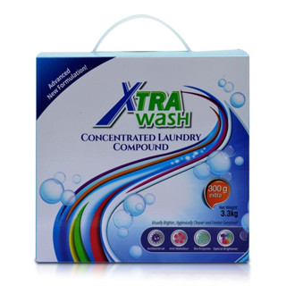 Xtra Wash เอ็กซ์ตร้า วอช ผงซักฟอกเข้มข้น 3.3 กก.