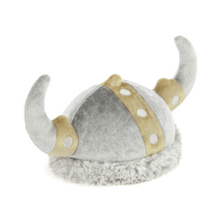 PLAY Viking Helmet ของเล่นสุนัขหมวกกันน็อคไวกิ้ง Plush Dog Toy Mutt Hatter Collection