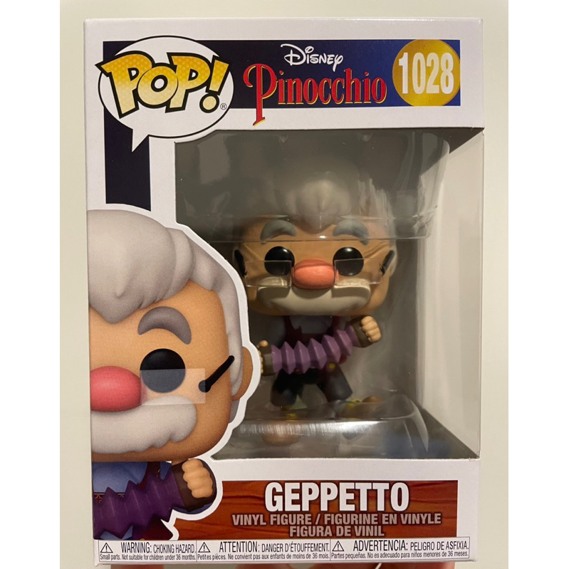 Funko pop Geppetto, Pinocchio Disney ของแท้