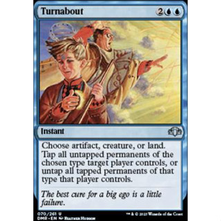 Turnabout การ์ด Magic The Gathering ของแท้ จากชุด Dominaria Remastered