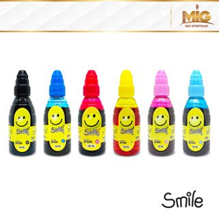 Smile หมึกเติม Inkjet หมึก Ink Tank เกรดพรีเมี่ยม ขนาด 100 ml สำหรับเครื่องพิมพ์ Ink Jet